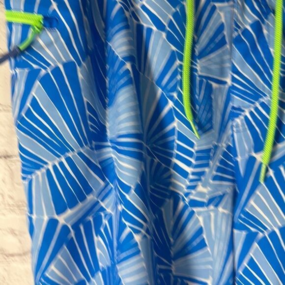 Vineyard Vines Mens Abstract Palms Blue board Shorts size 40 Style# 1M0360 - Picture 3 of 7